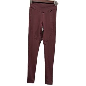 Gymshark Lustre Leggings In Winter Berry Red Women’s Size Small Activewear Gym